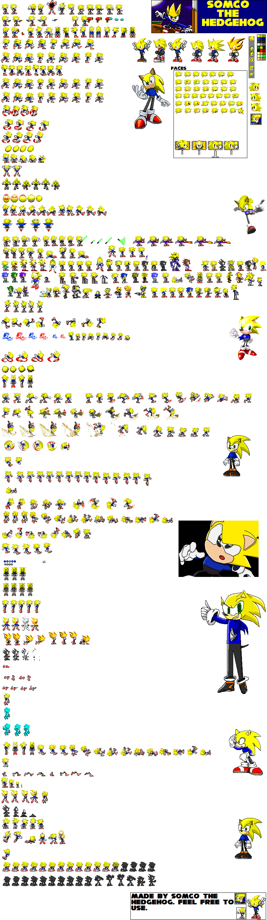 Somco the hedgehog sheet 2