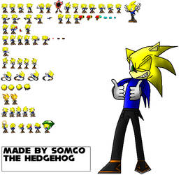 Somco the hedgehog Alt Sheet D