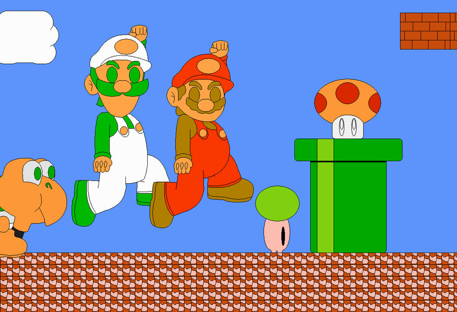 Super Mario Bros. NES Styled by Somco on DeviantArt