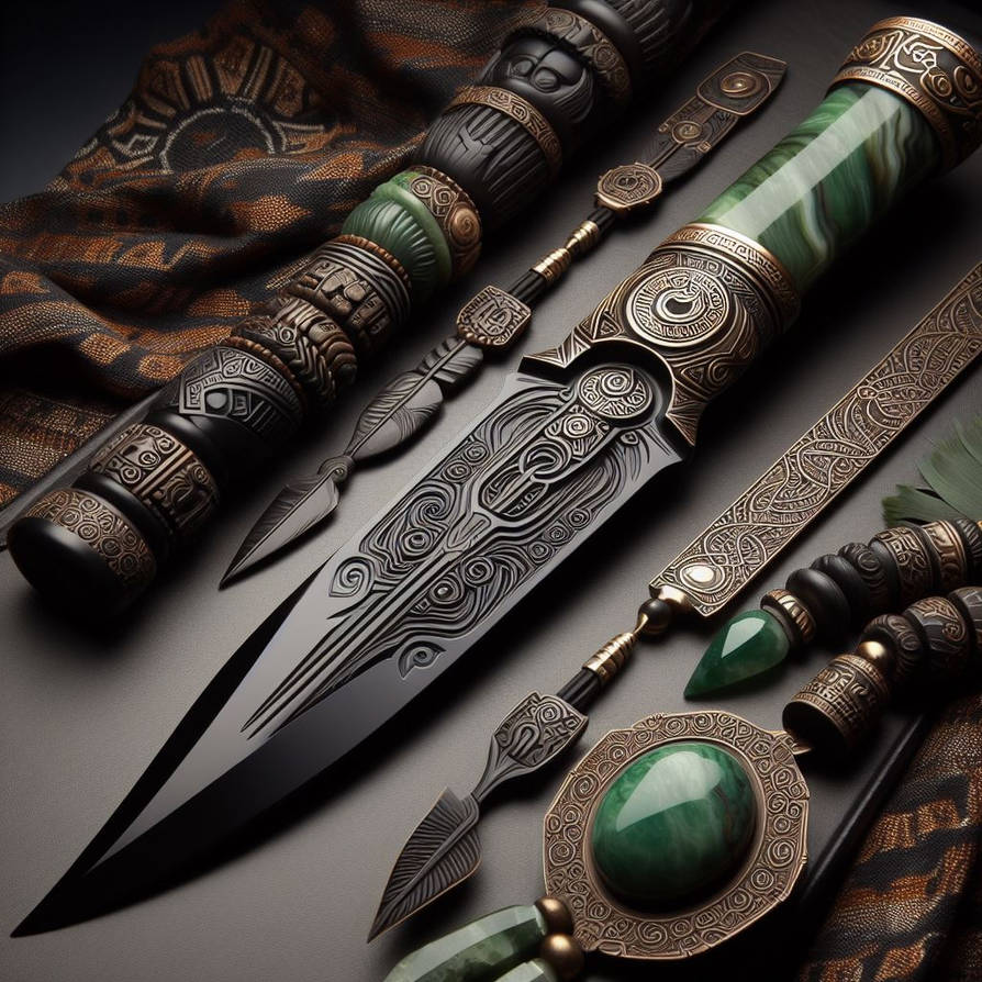 Aztec Dafger Aztec Dagger by LudvikRoiSoleil on DeviantArt