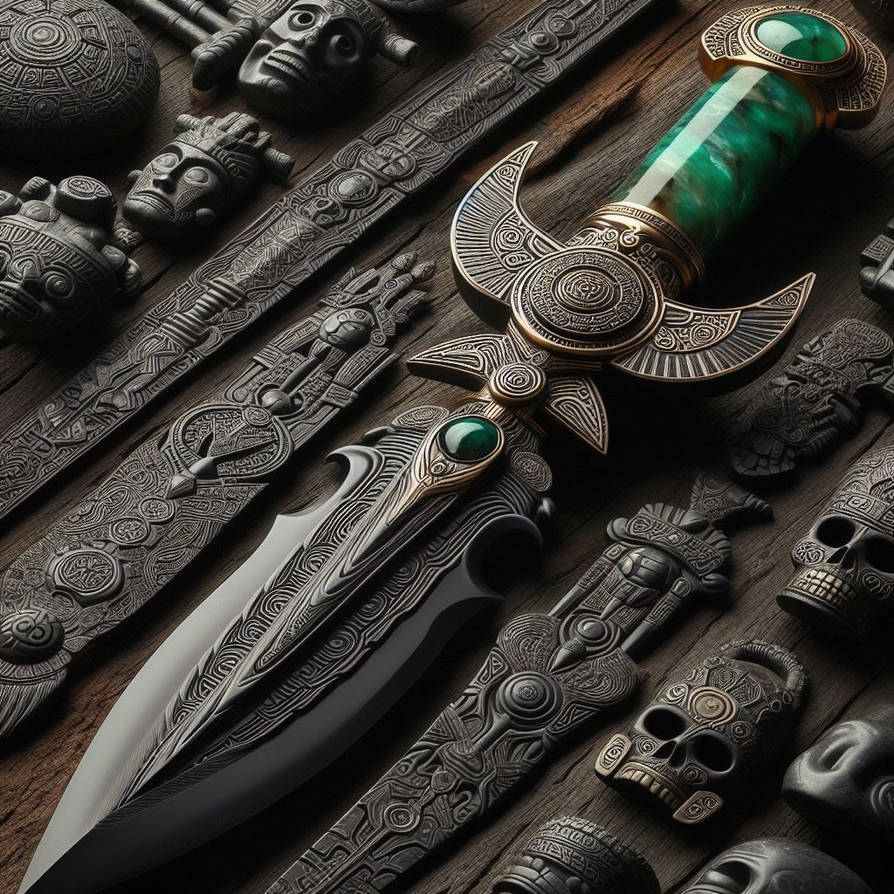 Aztec Dagger by LudvikRoiSoleil on DeviantArt