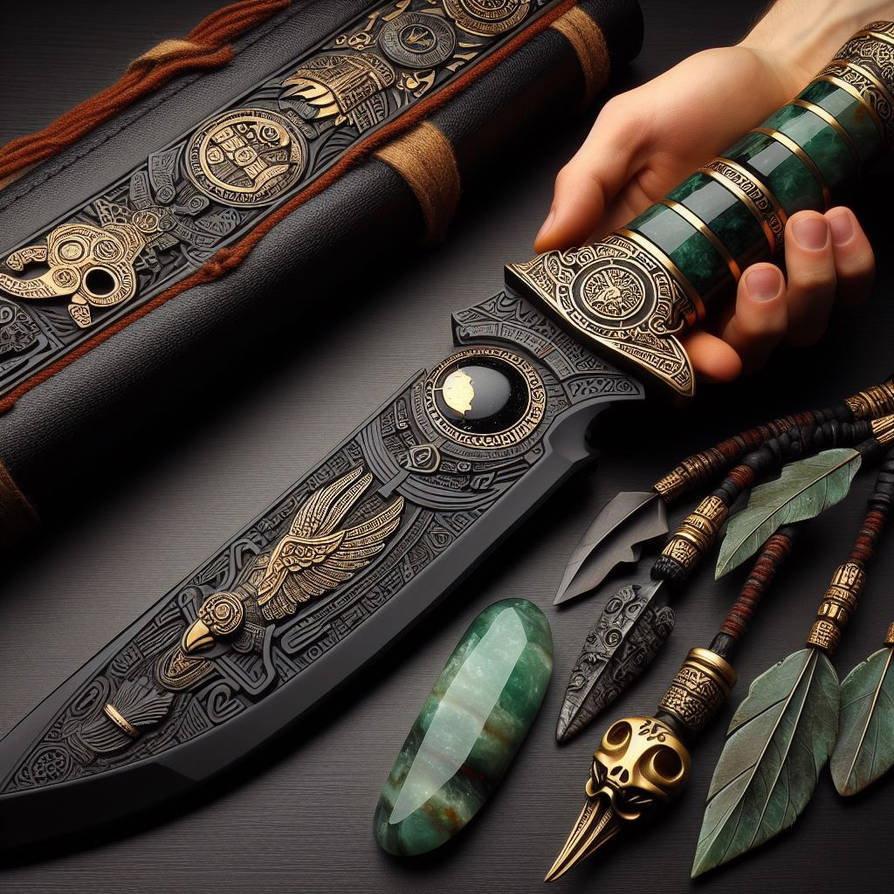 Aztec Dafger Aztec Dagger by LudvikRoiSoleil on DeviantArt