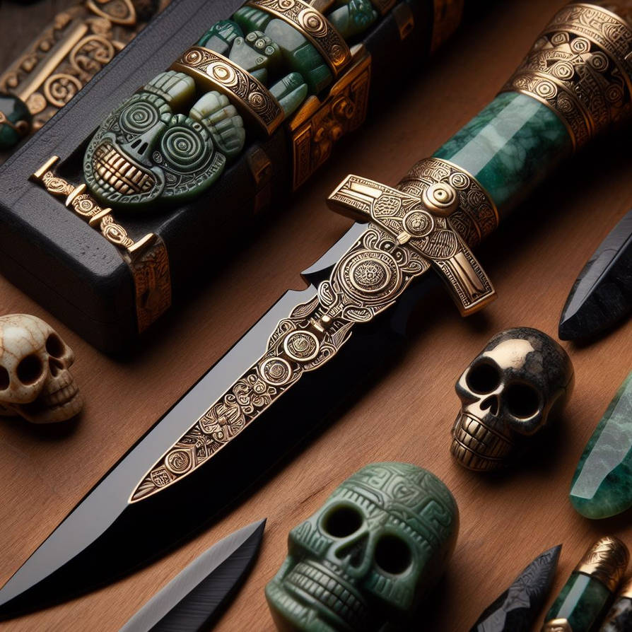 Aztec Dagger by LudvikRoiSoleil on DeviantArt