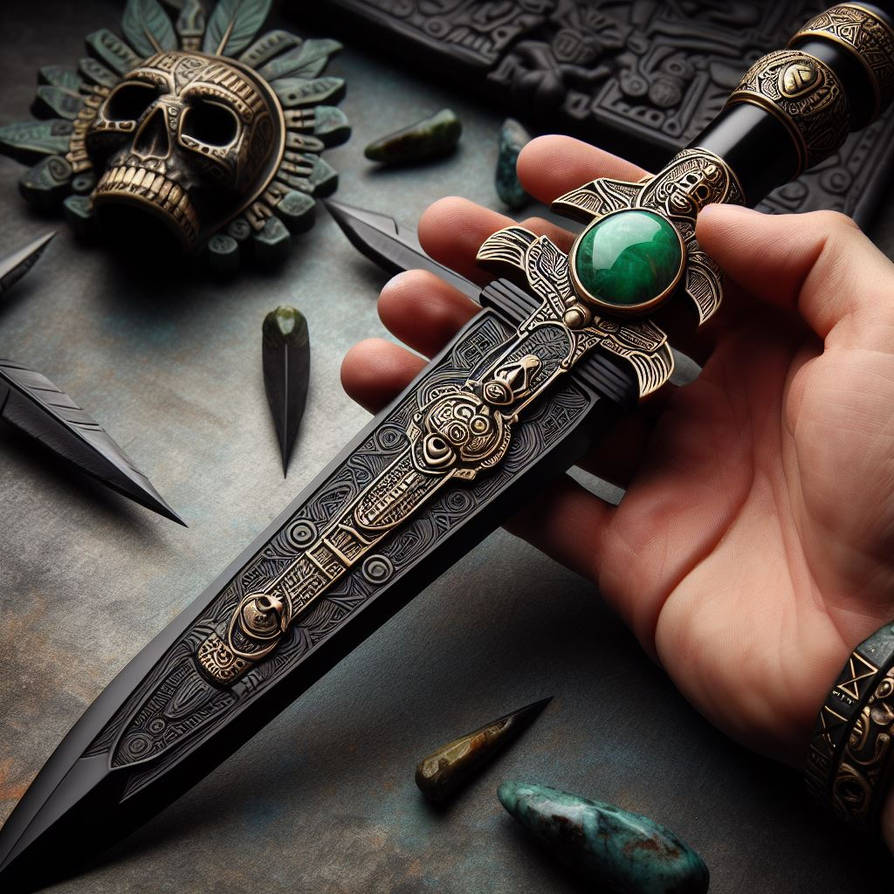 Aztec Dafger Aztec Dagger by LudvikRoiSoleil on DeviantArt