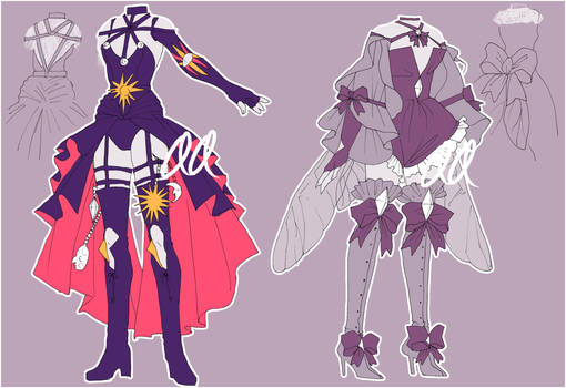 [OPEN] PRICE LOWERED Magical Girl Outfits