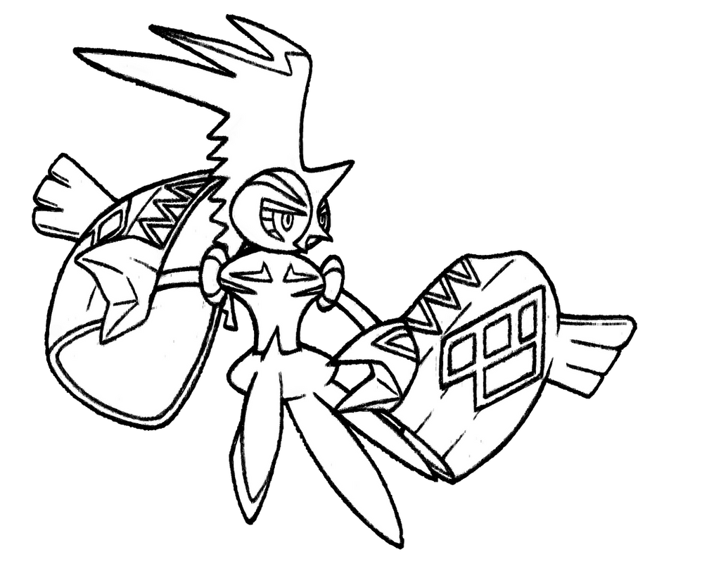 Coll Coloring Pages Pokemon Coloring Pages Tapu Lele / Dibujos Para