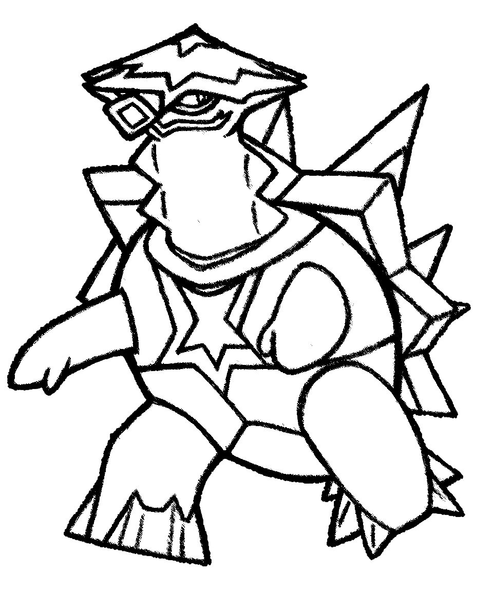 turtonator pokemon coloring page Pokemon turtonator tapu alola