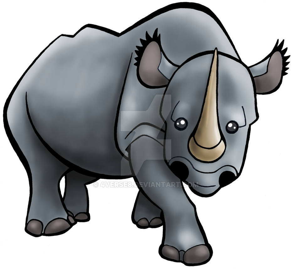 Creature Series - Black Rhinoceros by 4verse8 Creature Series - Black Rhinoceros by 4verse8