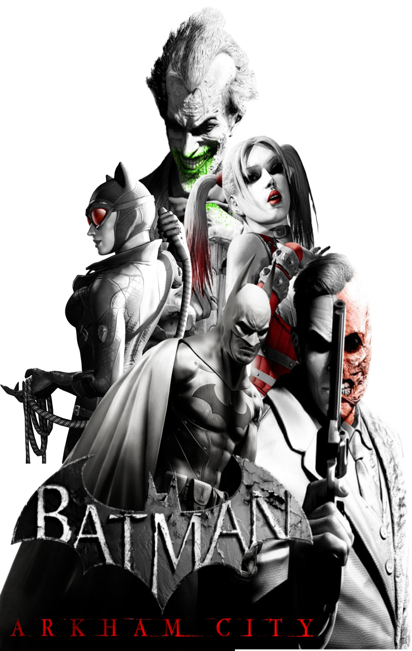 Batman Arkham city poster.