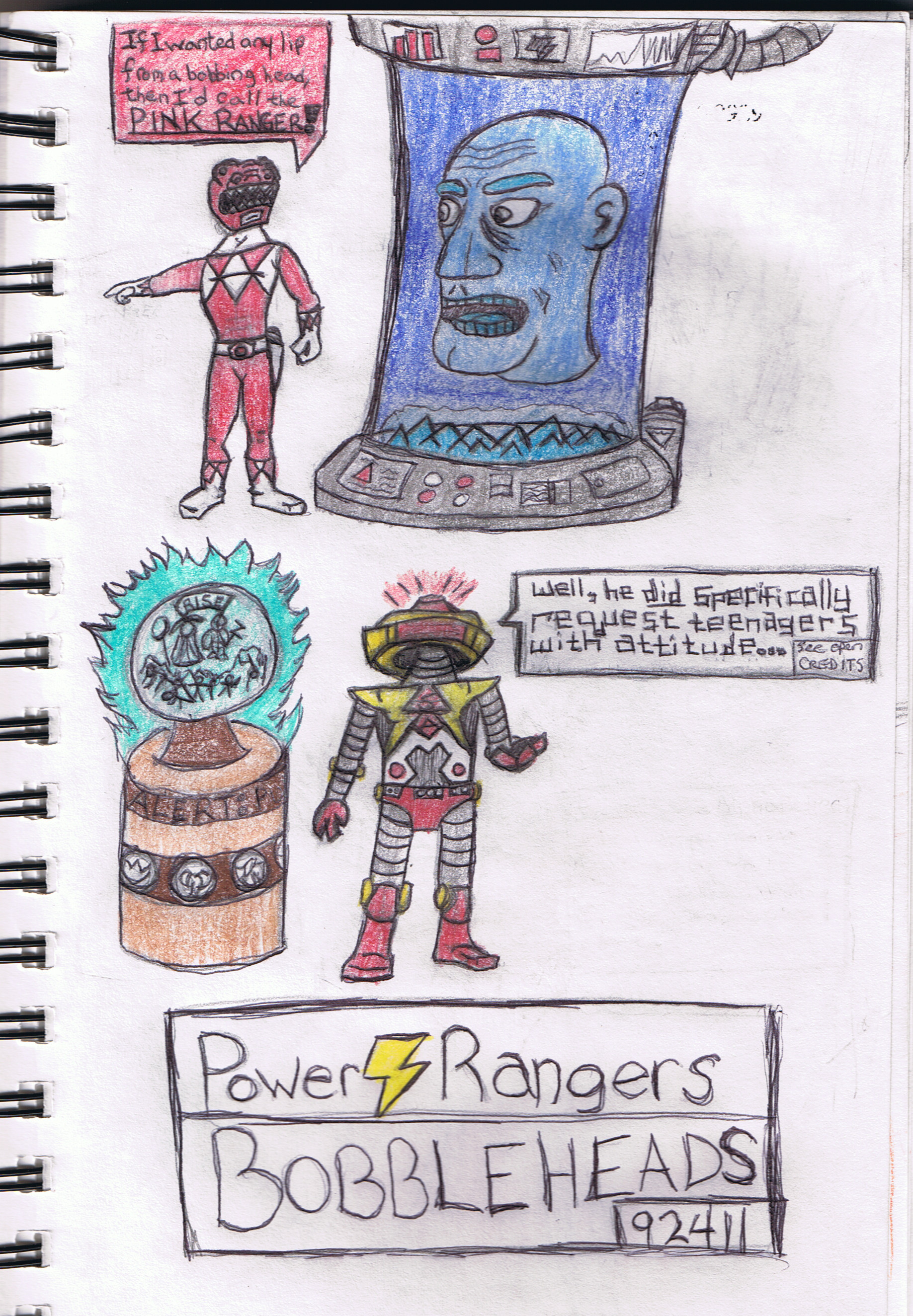 Power Rangers Bobbleheads by XaoSage on DeviantArt