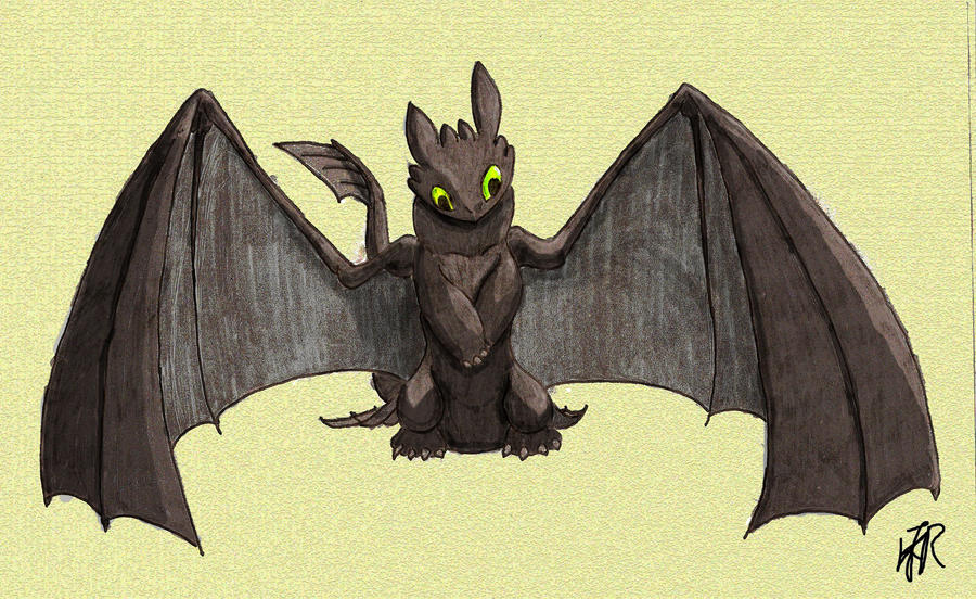 Toothless by Shadow-and-Flame-86 on DeviantArt