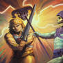 MOTU He-Man and Skeletor Power Struggle Wallpaper