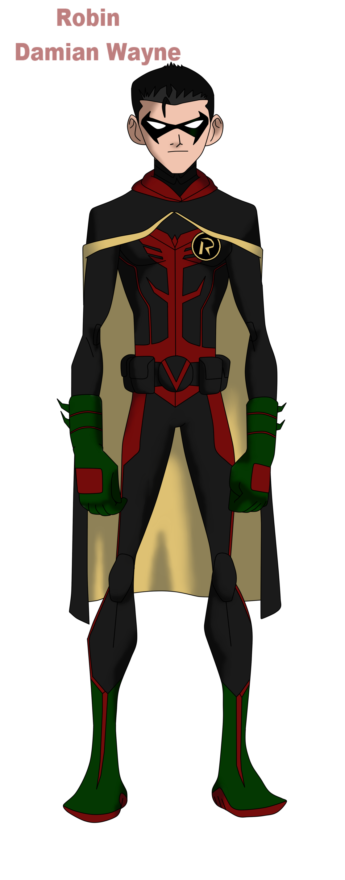 Damian Wayne Young Justice Concept