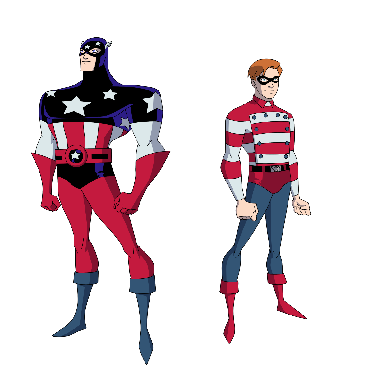 Request: Star-Spangled Man and Stripesy