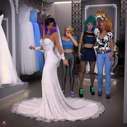 Spencer picks a dress