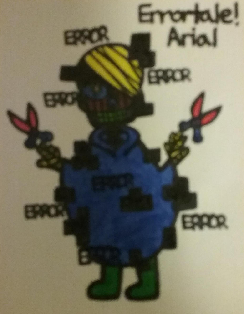 Errortale!Arial by Ghostly-Mariposa on DeviantArt