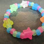 Glowing Stars Kandi Bracelet