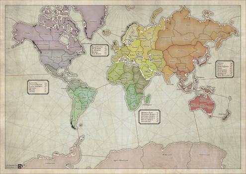 Boardgame World Map