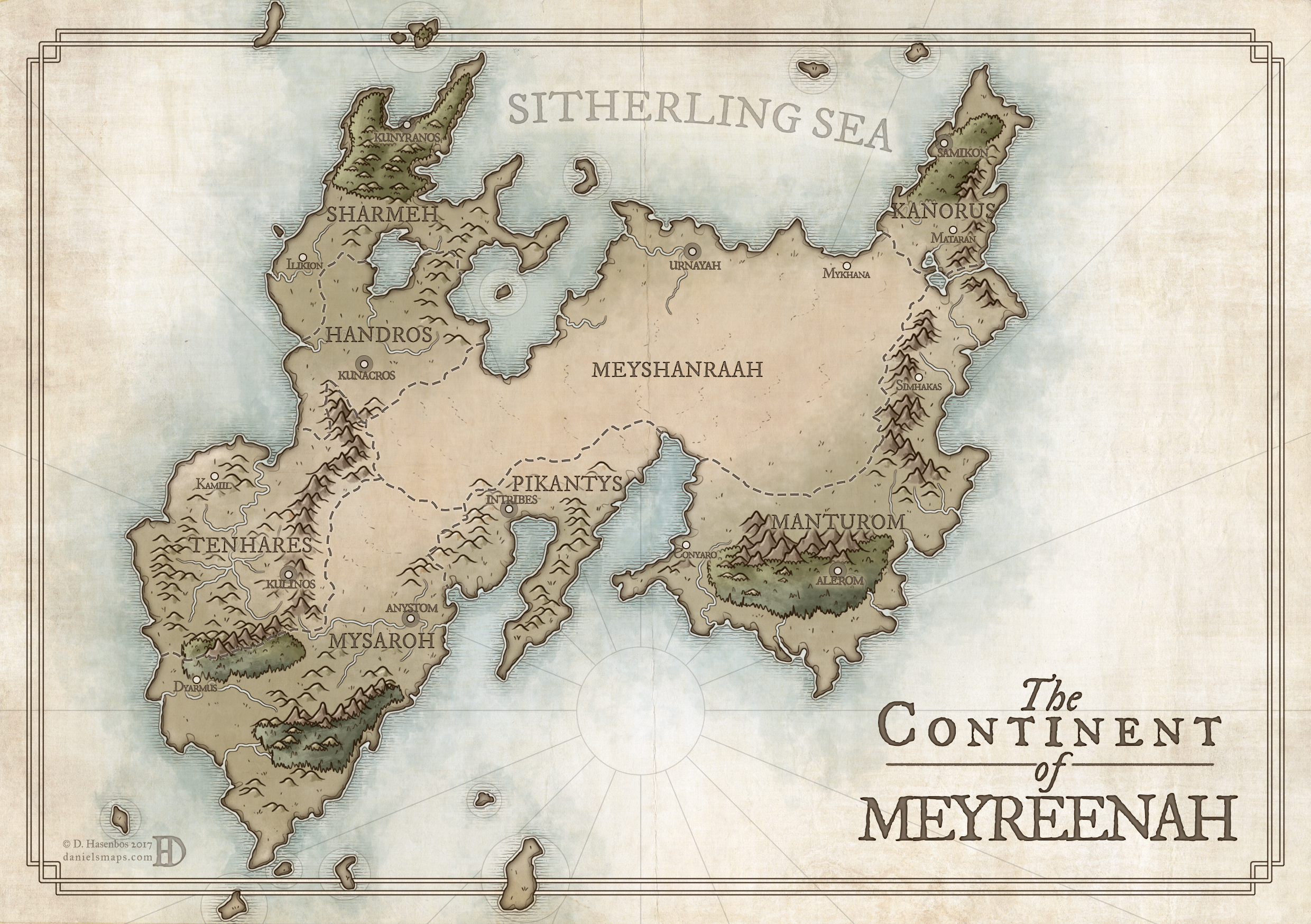 Merinides Map Mapvember day 15 by DanielHasenbos on DeviantArt