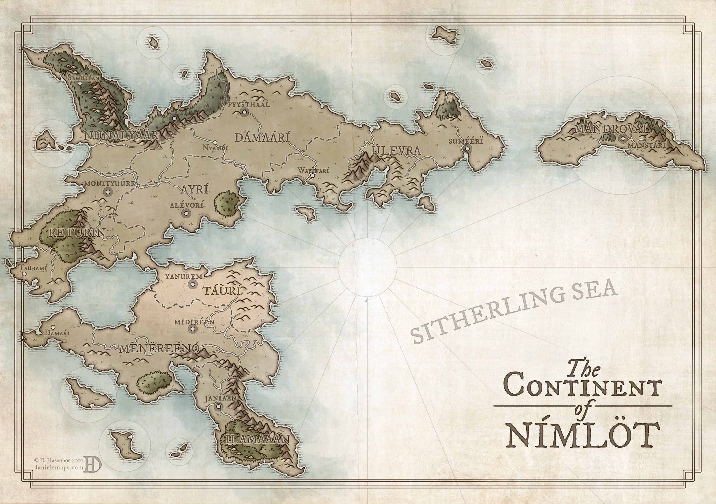 Dimraeth Region Map Mapvember day 21 by DanielHasenbos on DeviantArt