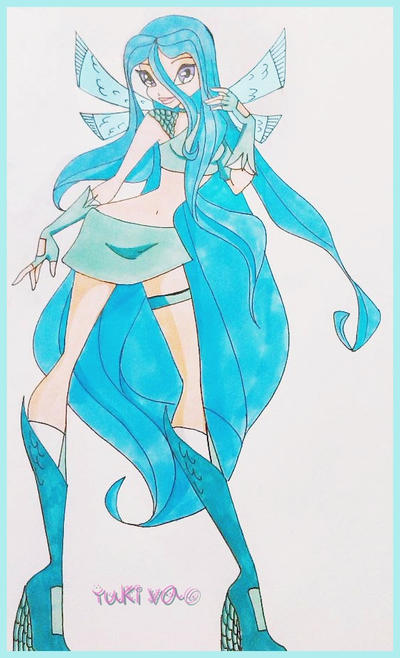 My OC - The Fairy of the Blue Dragon