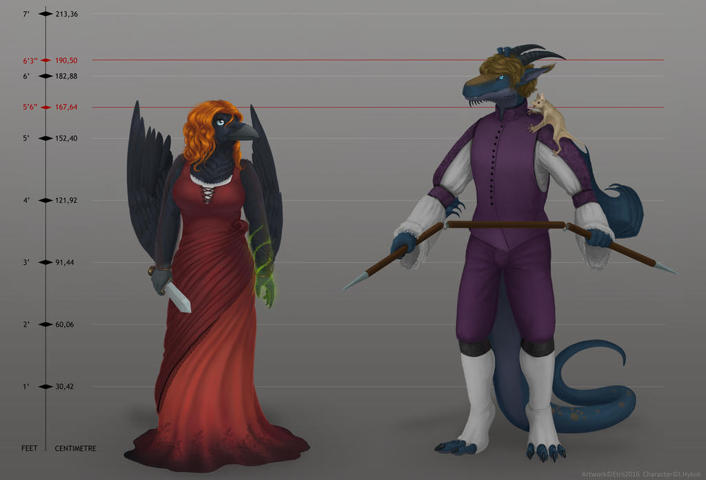 Myr Deviantart Myr and Jak - size chart by etrii on DeviantArt