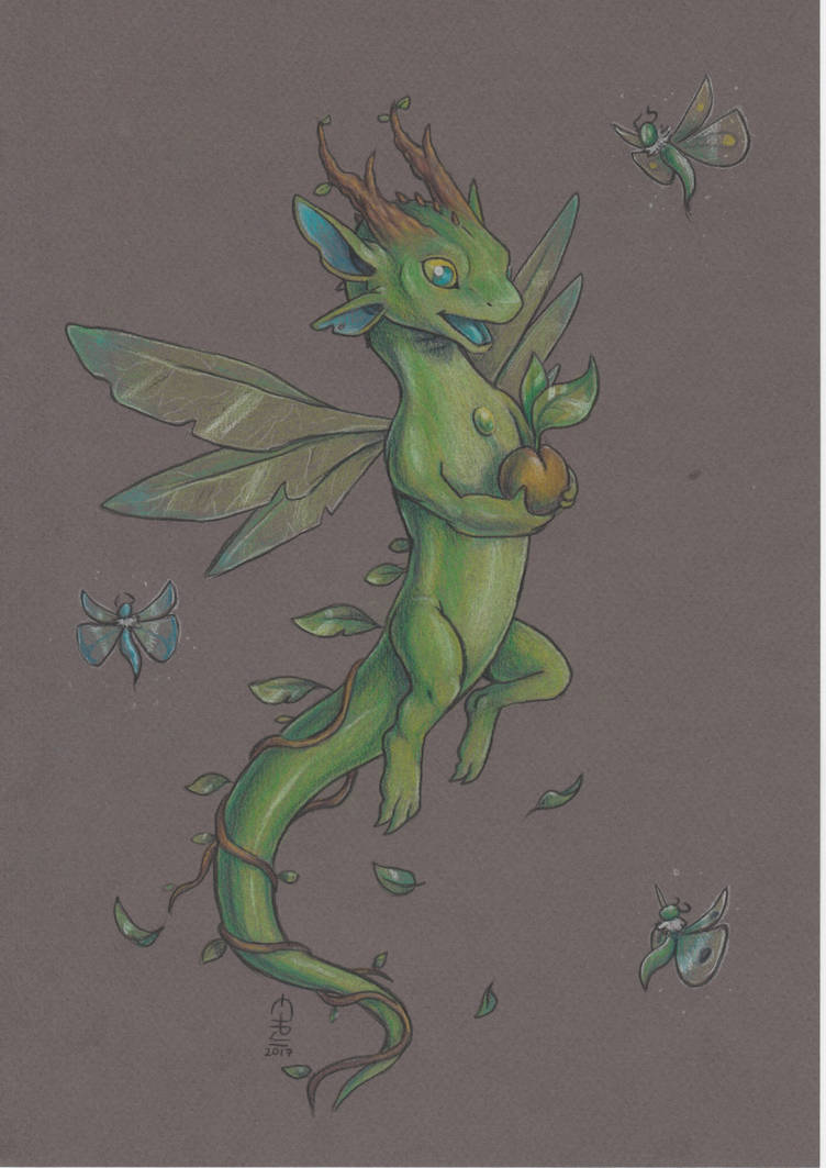 Little nature dragon by etrii