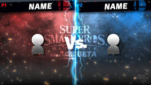 SSBU VS Splash Screen Template (2P)