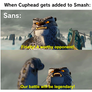 Cuphead in Smash, in a nutshell.