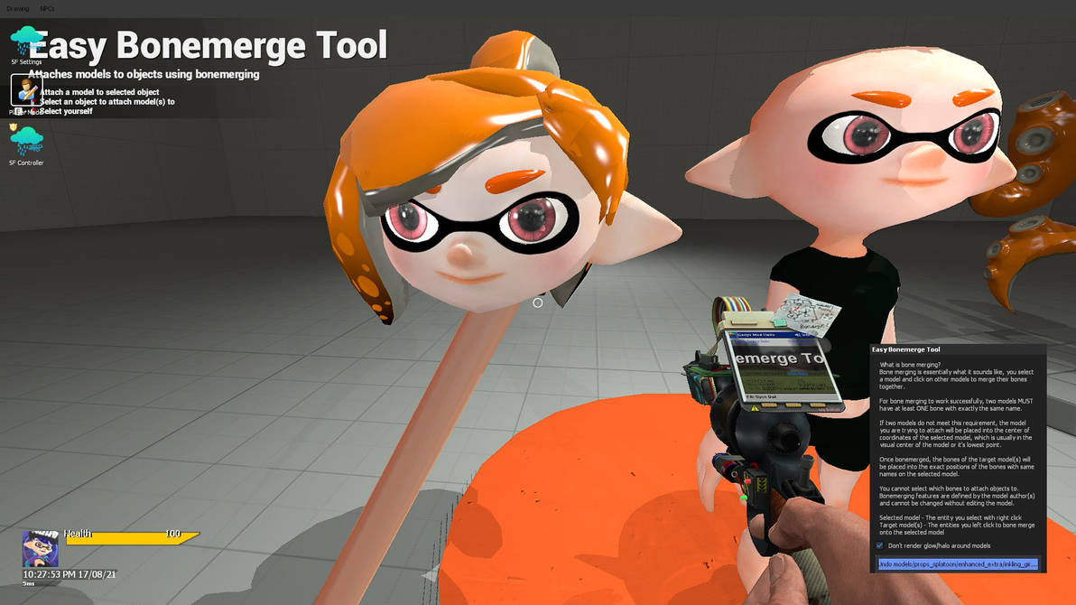 How to make custom Splatoon hairstyles in GMOD by LKGamingART on DeviantArt