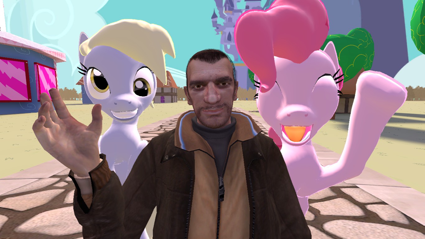 Niko visits PonyVille