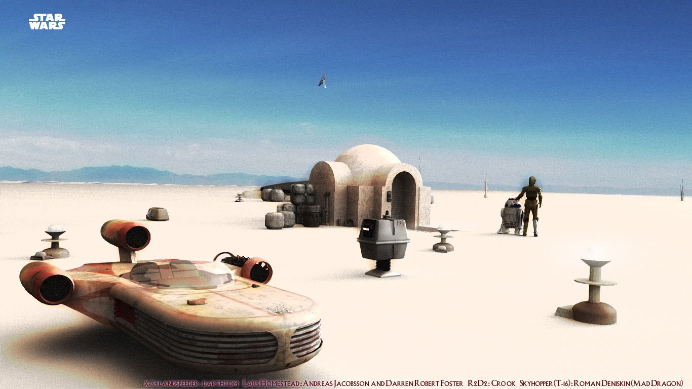 Star Wars: Owen Lars homestead by Tenement01 on DeviantArt