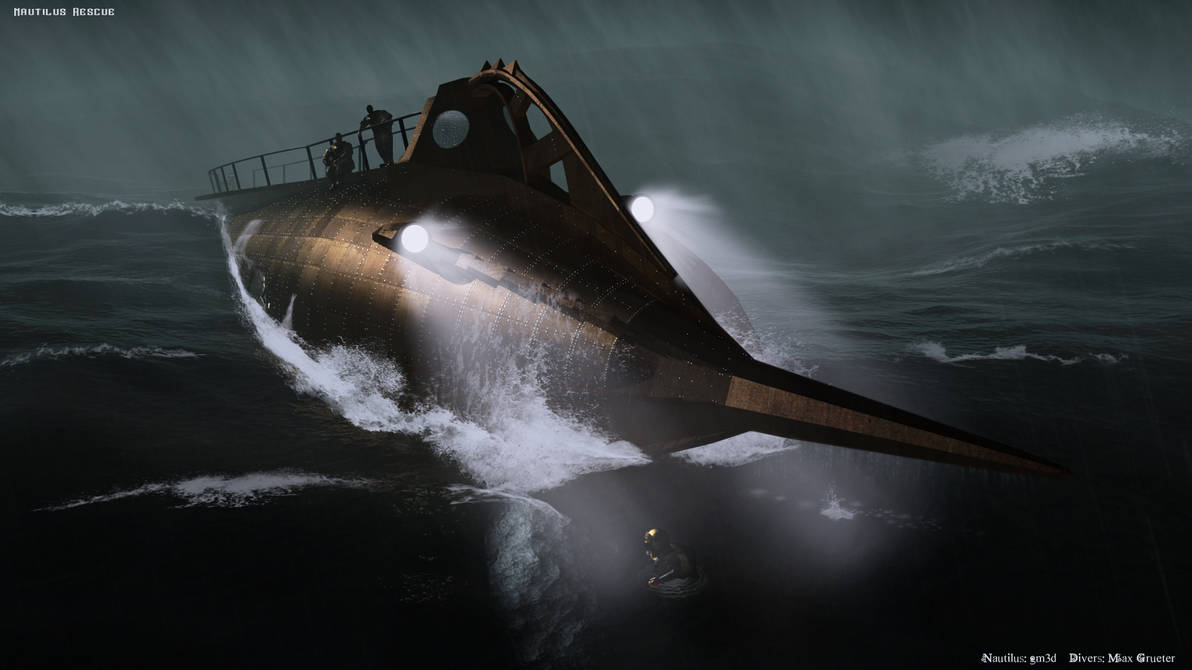 Nautilus Rescue Raft Nautilus rescue by Tenement01 on DeviantArt