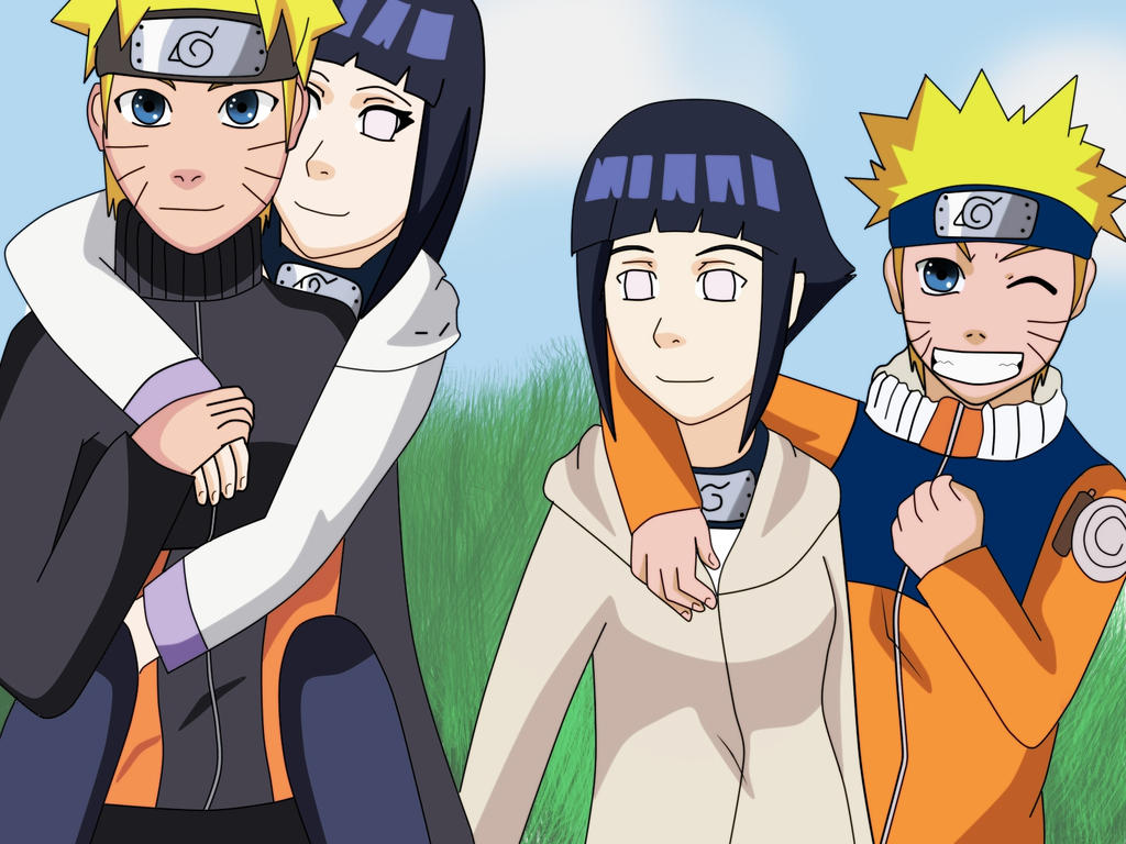 Hinata and Naruto Child and Adult