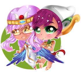 Chibi couple commission 