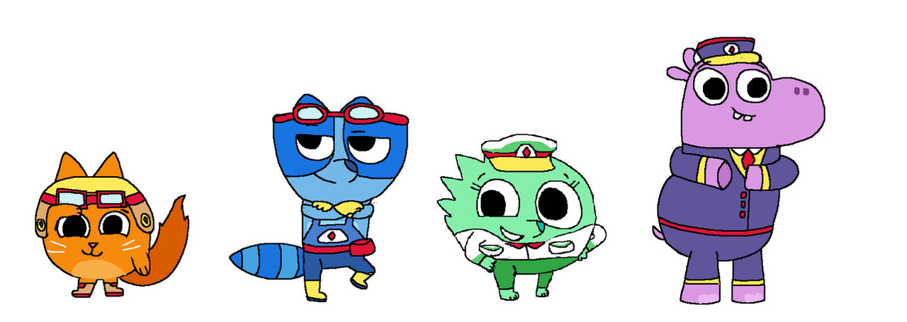 Scratchboydeviant Lineup All Dressed Up by ScratchboyDeviant on DeviantArt