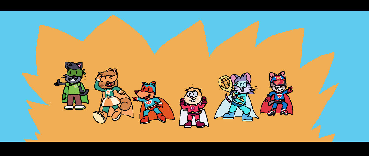 Scratchboydeviant Lineup How to Intimidate Villains by ScratchboyDeviant on DeviantArt