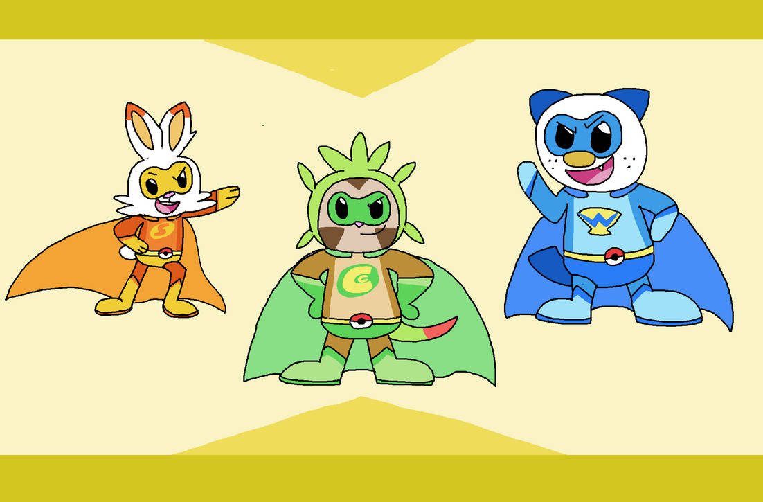 Scratchboydeviant Lineup Poke-Heroes! by ScratchboyDeviant on DeviantArt