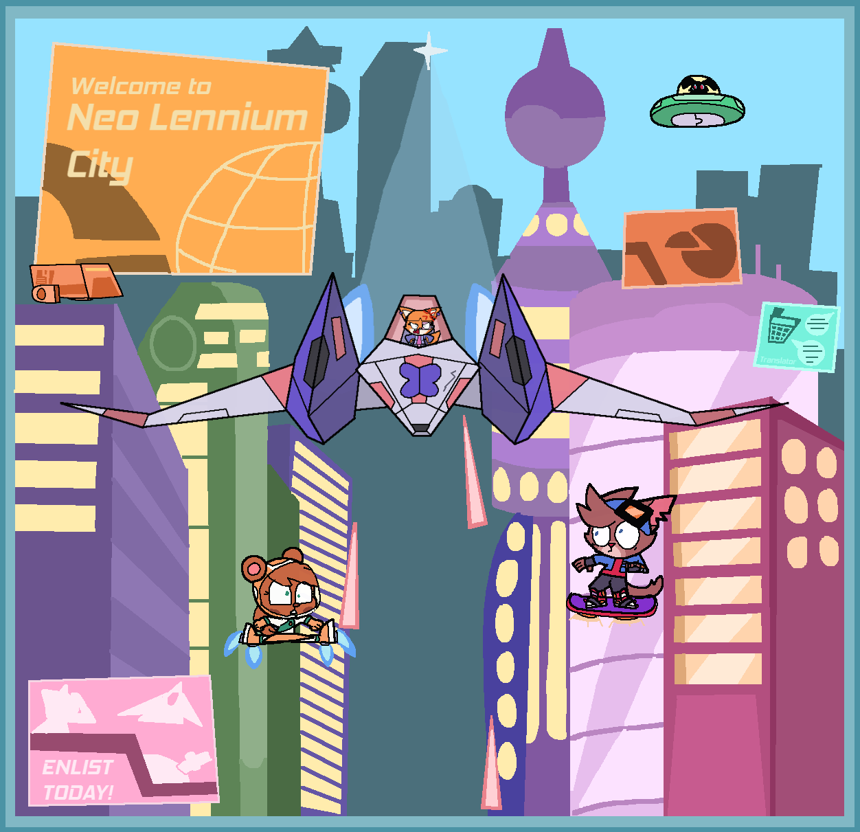 Scratchboydeviant Lineup Fanart - The Future Really IS Now! by ScratchboyDeviant on DeviantArt