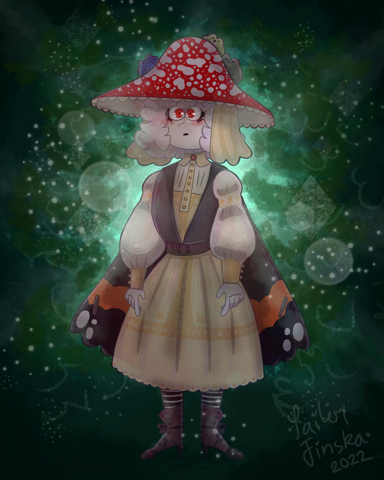 Miss toadstool with no name yet by SejlorFinska on DeviantArt