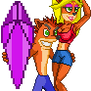 Crash Bandicoot MVCStyle and Tawna(Bandicoot Babe)