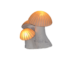 Lighted statue Mushrooms