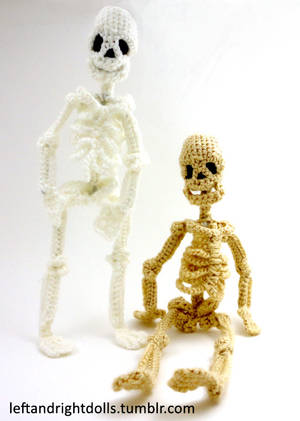 Skeletons by leftandrightdolls