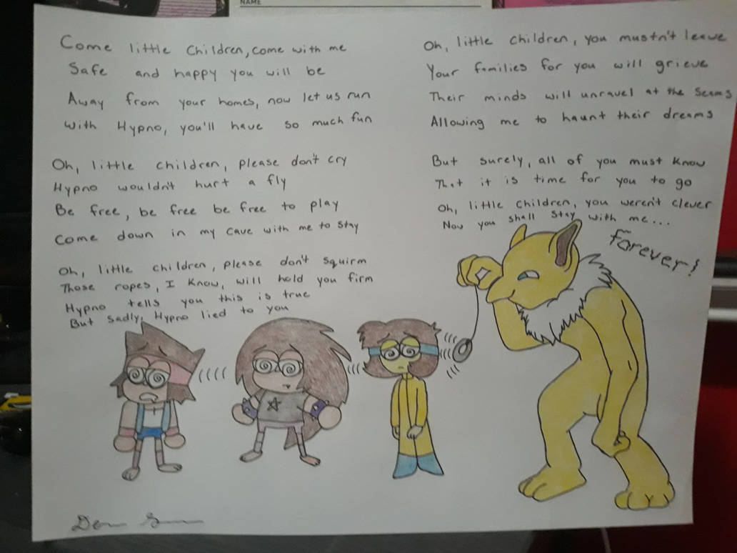 Hypno S Lullaby Ok Ko Edition By Toshi The Panda 1996 On Deviantart Hypno S Lullaby Ok Ko Edition By Toshi The Panda 1996 On Deviantart