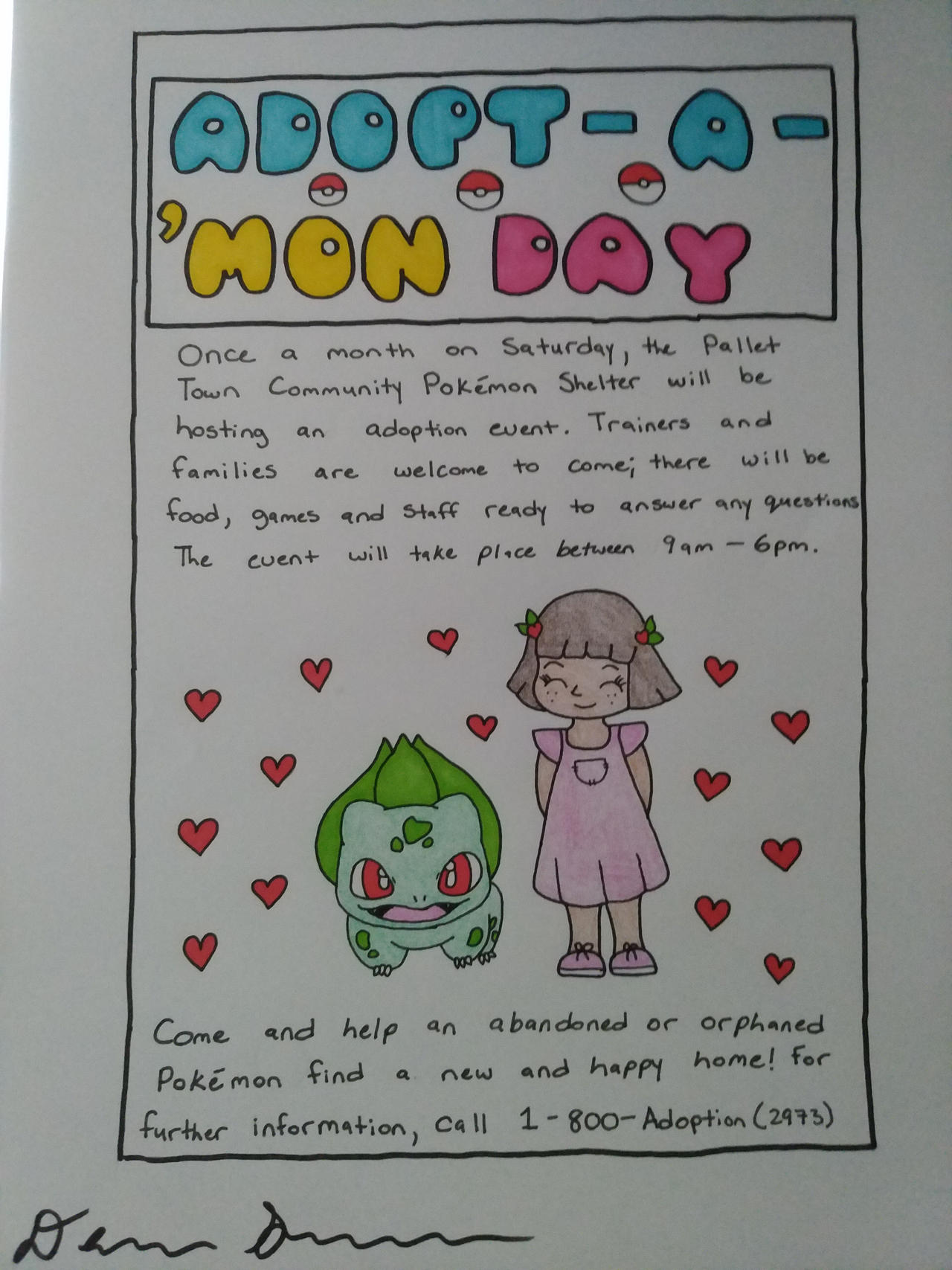 Pokemon Shelter Adoption Event Poster by Toshi-the-Panda-1996 on DeviantArt
