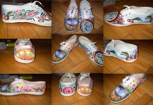 Hand-painted shoes