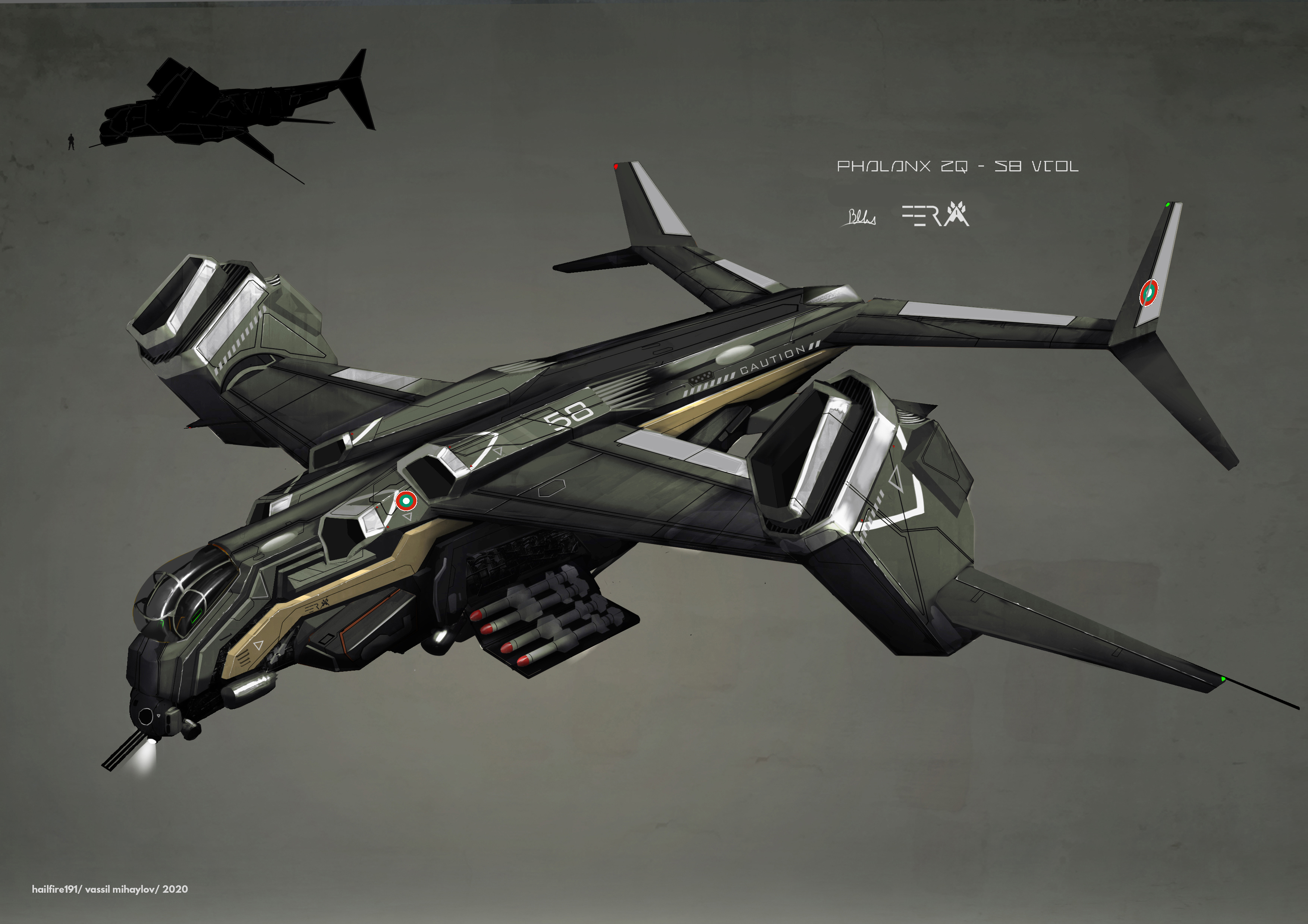 Futuristic Vtol Aircraft