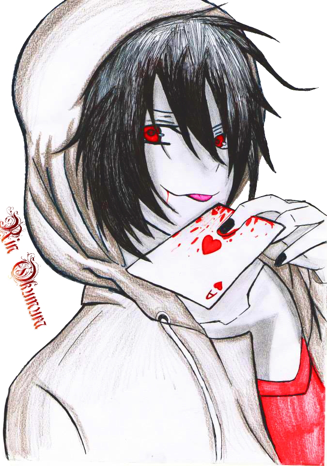 Jeff The Killer (Anime Version 2) by ZeroKiryuFan on DeviantArt