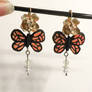 Polymer Clay Butterfly Earrings