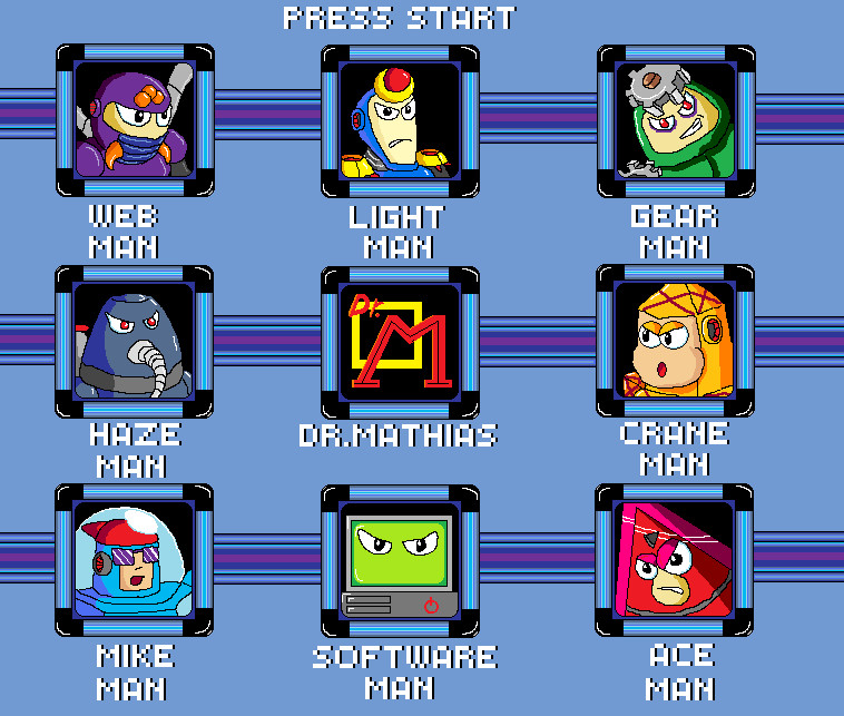 MegaMan the FA Stage select 2